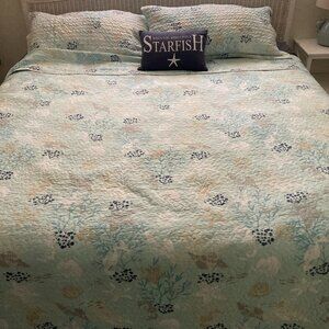 King size quilt comforter - beach themed
